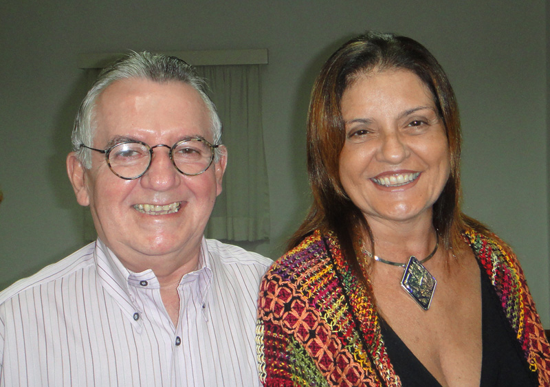 Brazil-FAIMER Regional Institute Co-Director Henry Campos and Regina Maria Lugarinho da Fonseca